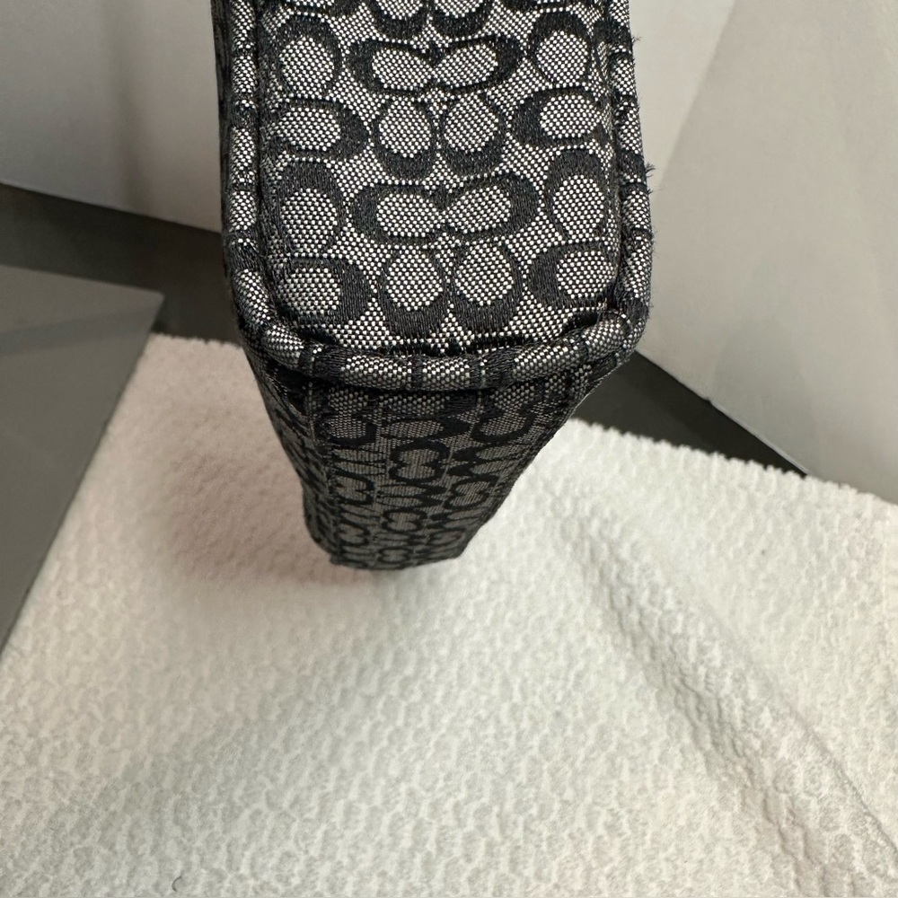 Coach Monogram Black and Gray Toiletry Bag - Picture 6 of 15